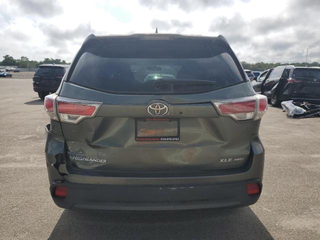 5TDJKRFH0FS112755 - 2015 TOYOTA HIGHLANDER XLE GRAY photo 6
