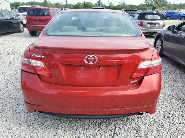 4T1BK46K99U076692 - 2009 TOYOTA CAMRY SE RED photo 6