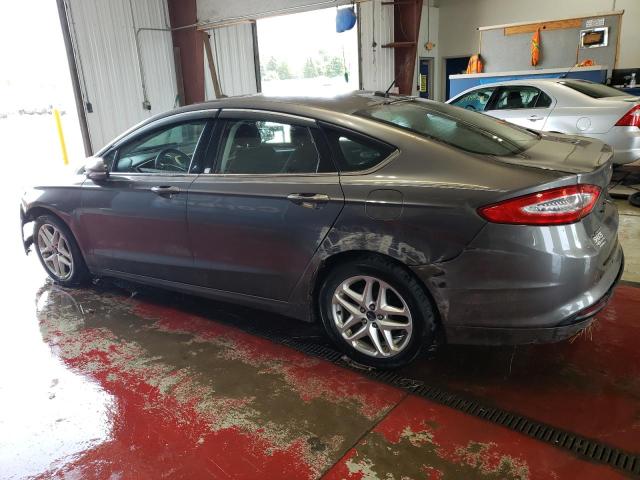 1FA6P0H78E5369566 - 2014 FORD FUSION SE GRAY photo 2