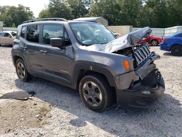 ZACCJAAB0HPE85214 - 2017 JEEP RENEGADE SPORT GRAY photo 4