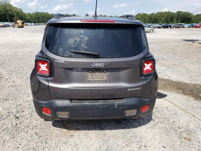 ZACCJAAB0HPE85214 - 2017 JEEP RENEGADE SPORT GRAY photo 6