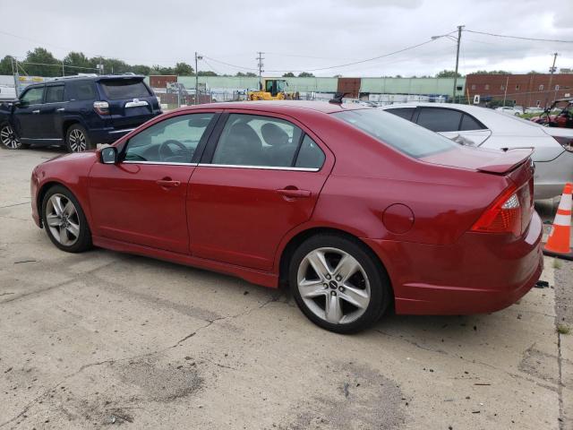 3FAHP0KC9AR209797 - 2010 FORD FUSION SPORT RED photo 2