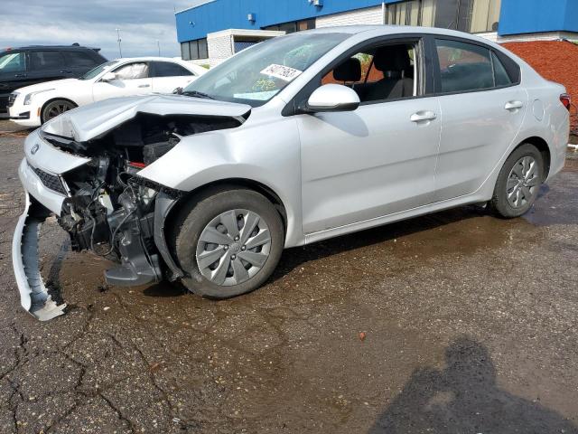 3KPA24ADXLE355745 - 2020 KIA RIO LX SILVER photo 1