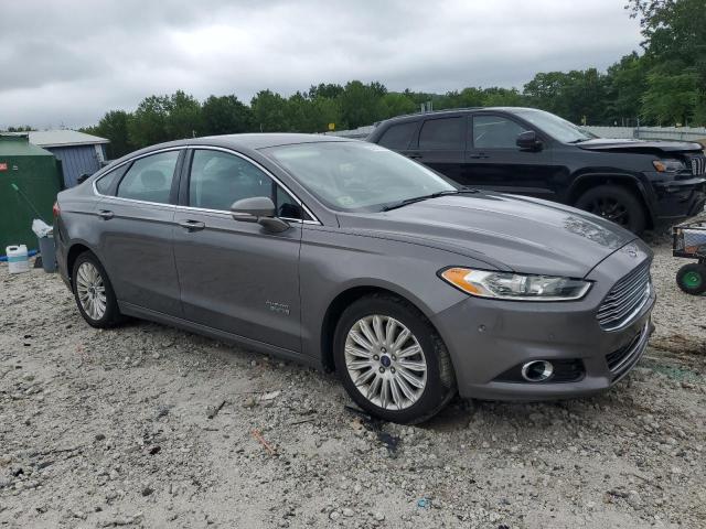 3FA6P0SU1DR332157 - 2013 FORD FUSION TITANIUM PHEV GRAY photo 4