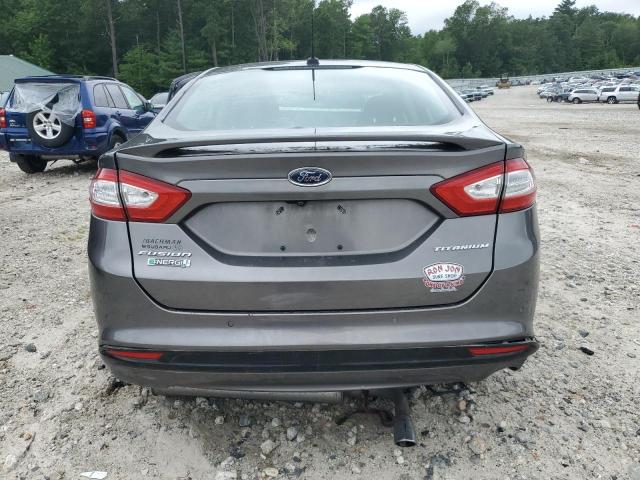 3FA6P0SU1DR332157 - 2013 FORD FUSION TITANIUM PHEV GRAY photo 6