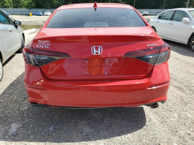 2HGFE2F58SH575859 - 2025 HONDA CIVIC SPORT წითელი ფოტო 6