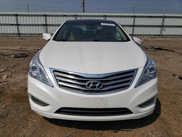 KMHFH4JG1EA383031 - 2014 HYUNDAI AZERA GLS WHITE photo 5