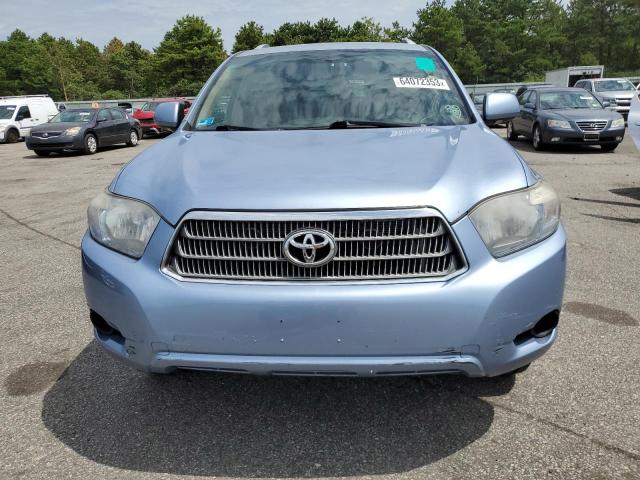 JTEEW41A382001965 - 2008 TOYOTA HIGHLANDER HYBRID BLUE photo 5