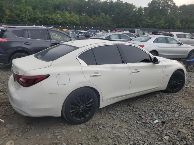 JN1EV7AR2KM553440 - 2019 INFINITI Q50 LUXE WHITE photo 3