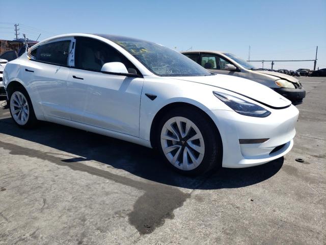 5YJ3E1EA5PF483454 - 2023 TESLA MODEL 3 WHITE photo 4