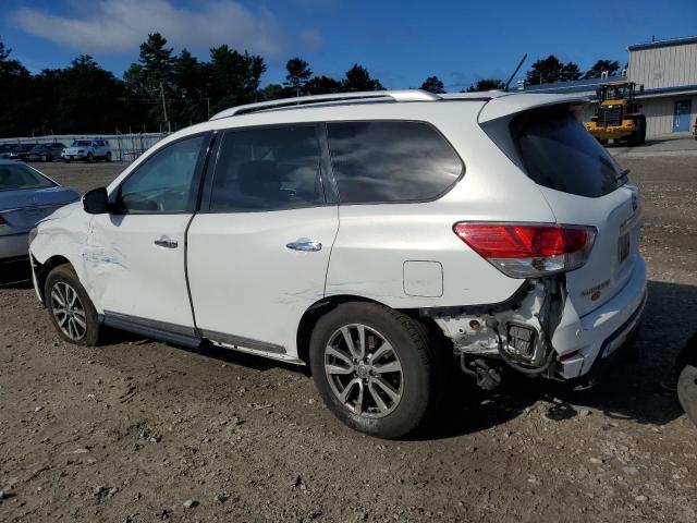 5N1AR2MM3EC614643 - 2014 NISSAN PATHFINDER S WHITE photo 2