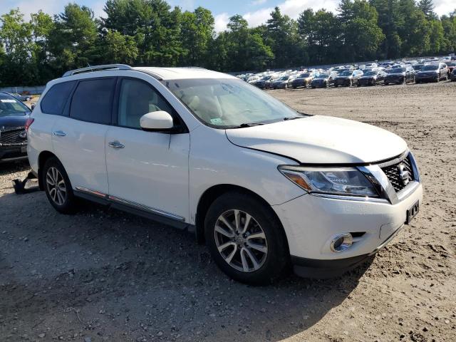 5N1AR2MM3EC614643 - 2014 NISSAN PATHFINDER S WHITE photo 4