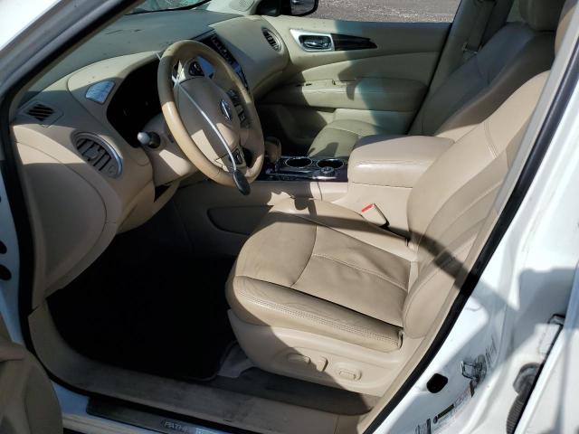 5N1AR2MM3EC614643 - 2014 NISSAN PATHFINDER S WHITE photo 7