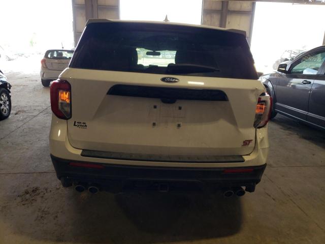 1FM5K8GC7NGA37295 - 2022 FORD EXPLORER ST WHITE photo 6