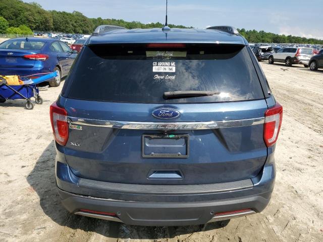 1FM5K7D83KGB03640 - 2019 FORD EXPLORER XLT Niebieski zdjęcie 6