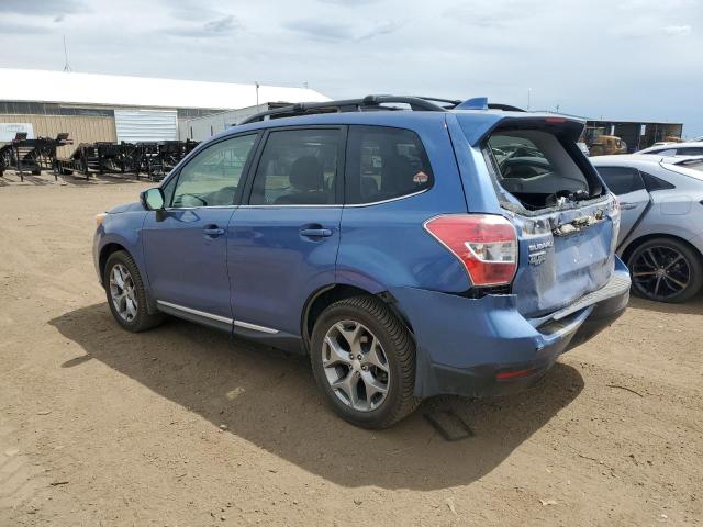 JF2SJAVC6GH530291 - 2016 SUBARU FORESTER 2.5I TOURING BLUE photo 2