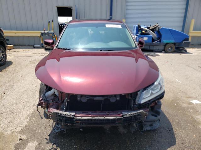 1HGCR2F87HA117528 - 2017 HONDA ACCORD EXL BURGUNDY photo 5