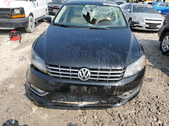 1VWCN7A33EC010007 - 2014 VOLKSWAGEN PASSAT SEL BLACK photo 5