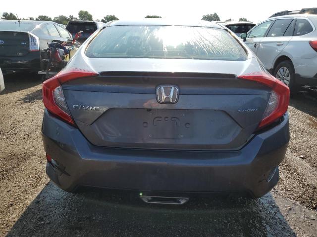 2HGFC2F81KH524719 - 2019 HONDA CIVIC SPORT ნაცრისფერი ფოტო 6