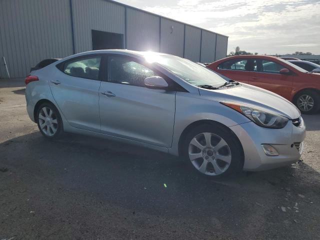 KMHDH4AE6CU227102 - 2012 HYUNDAI ELANTRA GLS SILVER photo 4