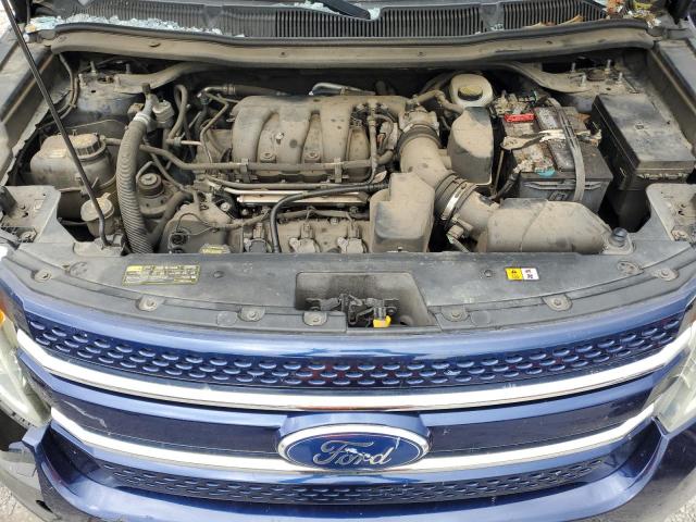 1FMHK7F87BGA76159 - 2011 FORD EXPLORER LIMITED BLUE photo 12