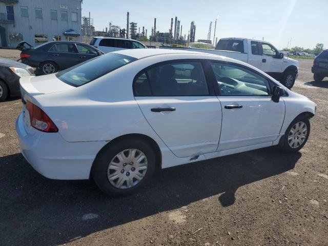 2HGFA16209H025349 - 2009 HONDA CIVIC DX WHITE photo 3