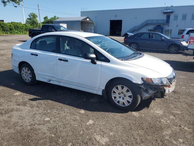 2HGFA16209H025349 - 2009 HONDA CIVIC DX WHITE photo 4