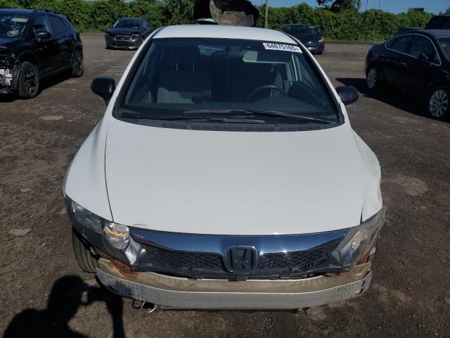 2HGFA16209H025349 - 2009 HONDA CIVIC DX WHITE photo 5