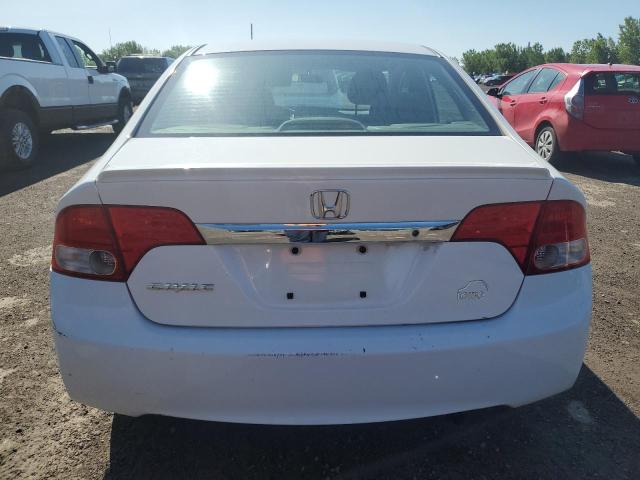 2HGFA16209H025349 - 2009 HONDA CIVIC DX WHITE photo 6