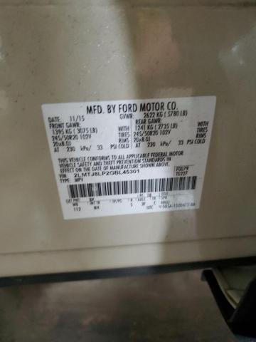 2LMTJ8LP2GBL45301 - 2016 LINCOLN MKX RESERVE Կրեմագույն լուսանկար 14