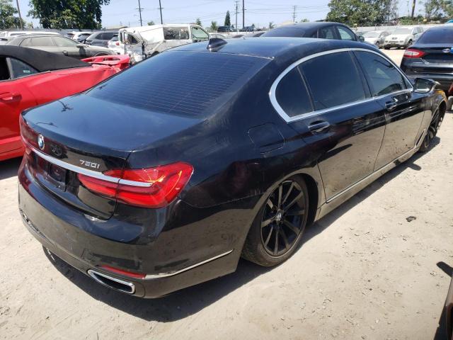 WBA7F0C56GGL99497 - 2016 BMW 750 I BLACK photo 3