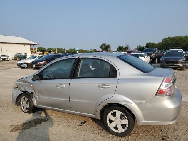 KL1TD56617B073815 - 2007 CHEVROLET AVEO BASE SILVER photo 2