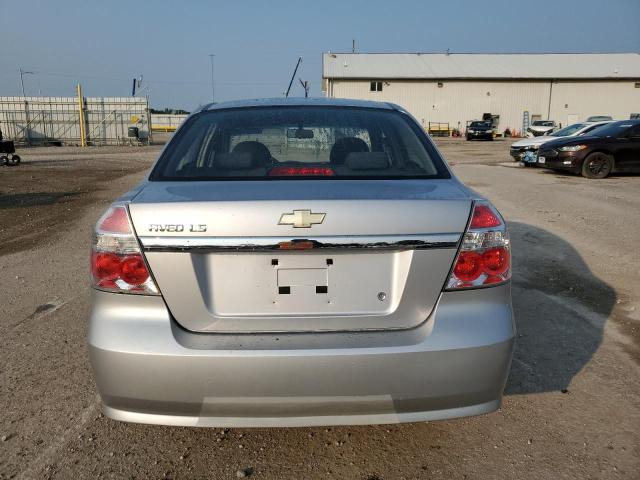 KL1TD56617B073815 - 2007 CHEVROLET AVEO BASE SILVER photo 6