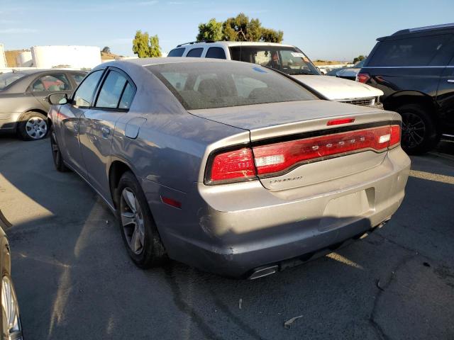 2C3CDXBG1EH375097 - 2014 DODGE CHARGER SE SILVER photo 2