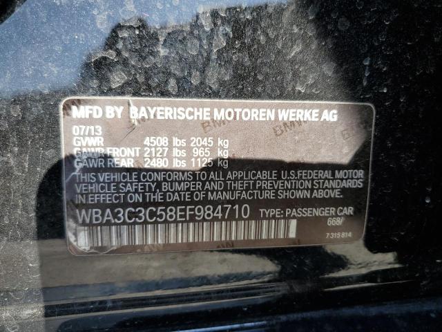 WBA3C3C58EF984710 - 2014 BMW 320 I XDRIVE BLACK photo 12