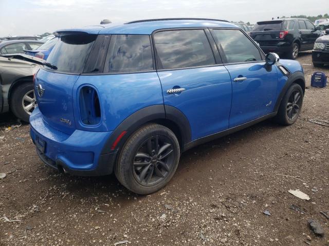 WMWZC5C54CWL63032 - 2012 MINI COOPER S COUNTRYMAN BLUE photo 3