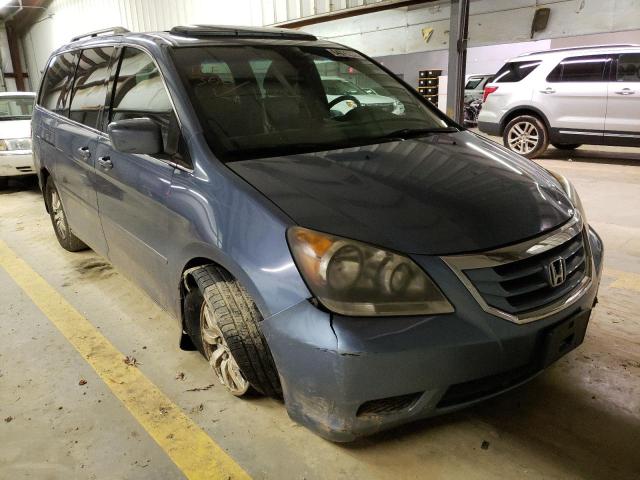 5FNRL38719B025330 - 2009 HONDA ODYSSEY EXL BLUE photo 1