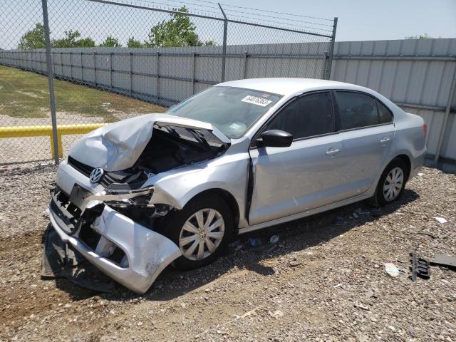 3VW2K7AJ2EM356034 - 2014 VOLKSWAGEN JETTA BASE 银色 照片 1