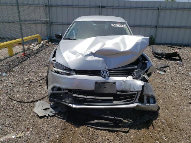3VW2K7AJ2EM356034 - 2014 VOLKSWAGEN JETTA BASE 银色 照片 5