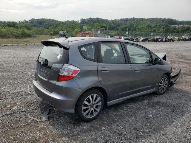 JHMGE8H69CC038707 - 2012 HONDA FIT SPORT GRAY photo 3