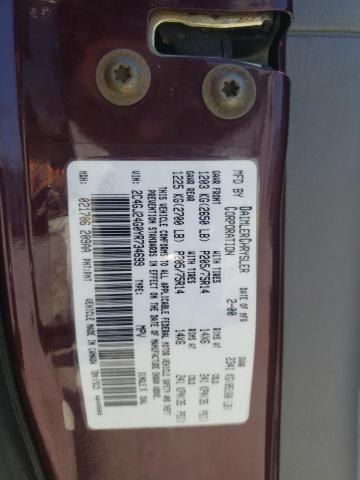 2C4GJ24G0YR734699 - 2000 CHRYSLER GRAND VOYA 紫色 照片 14