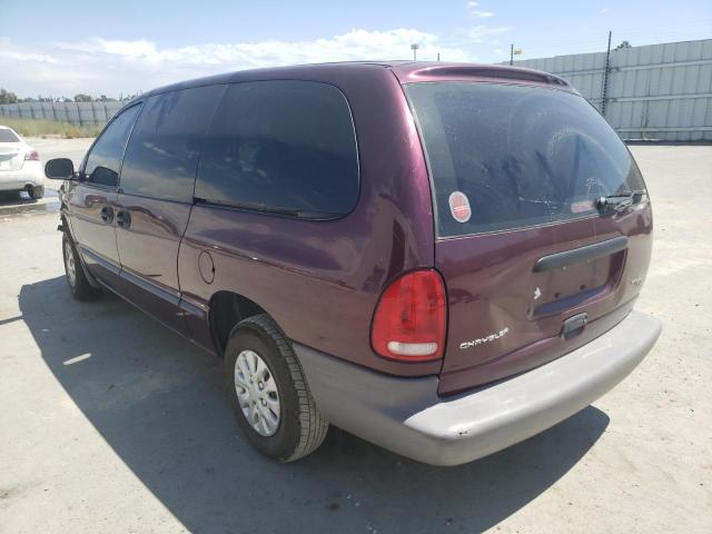 2C4GJ24G0YR734699 - 2000 CHRYSLER GRAND VOYA PURPLE photo 2