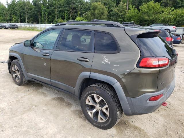 1C4PJMBS2FW600641 - 2015 JEEP CHEROKEE TRAILHAWK მწვანე ფოტო 2