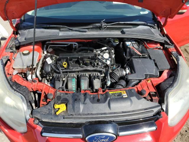 1FAHP3H28CL244834 - 2012 FORD FOCUS SEL RED photo 11