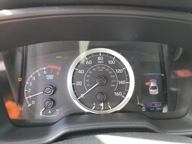 5YFVPMAE1MP176117 - 2021 TOYOTA COROLLA LE RED photo 9