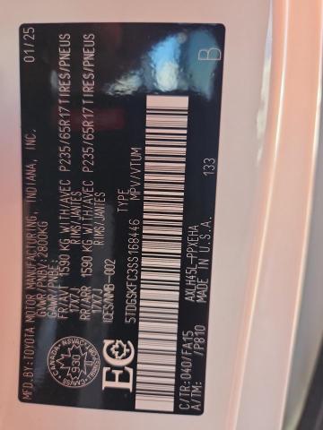 5TDGSKFC3SS168446 - 2025 TOYOTA SIENNA LE Ağ foto 13