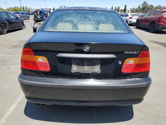 WBAAZ33445KP92222 - 2005 BMW 325 IS SULEV BLACK photo 6