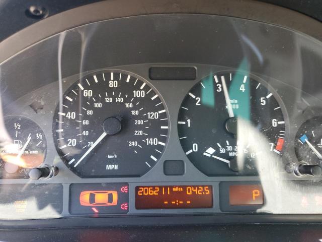 WBAAZ33445KP92222 - 2005 BMW 325 IS SULEV BLACK photo 9