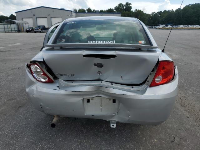 1G1AK55F067829202 - 2006 CHEVROLET COBALT LS SILVER photo 6