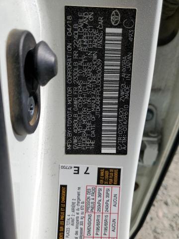 JTDKARFP0J3080639 - 2018 TOYOTA PRIUS PRIM 白色 照片 12